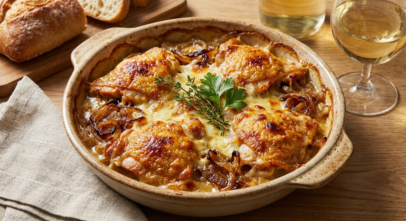 Chicken and Onion Casserole