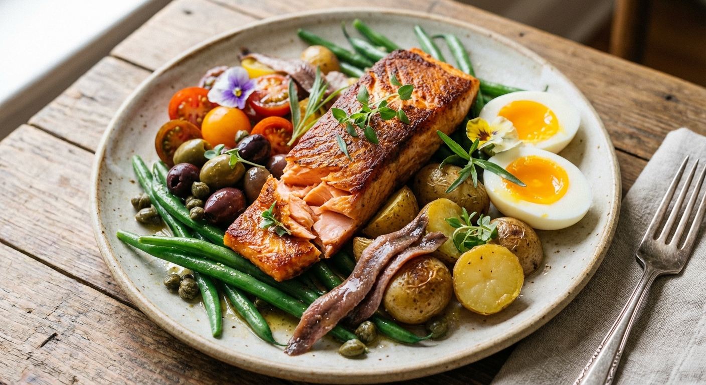 Salmon Niçoise Salad