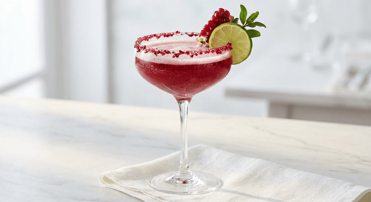 Pomegranate & Prosecco Margarita