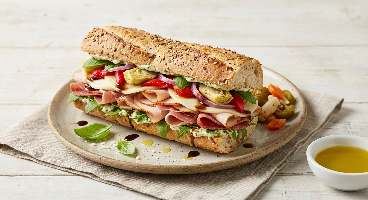 Italian Turkey Sub Sandwich
