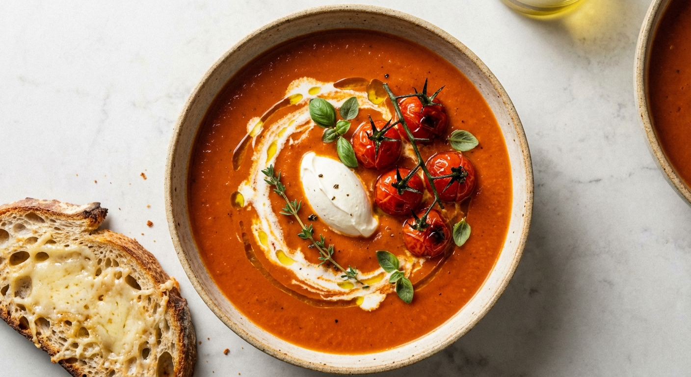 Creamy Roasted Tomato Comfort Soup