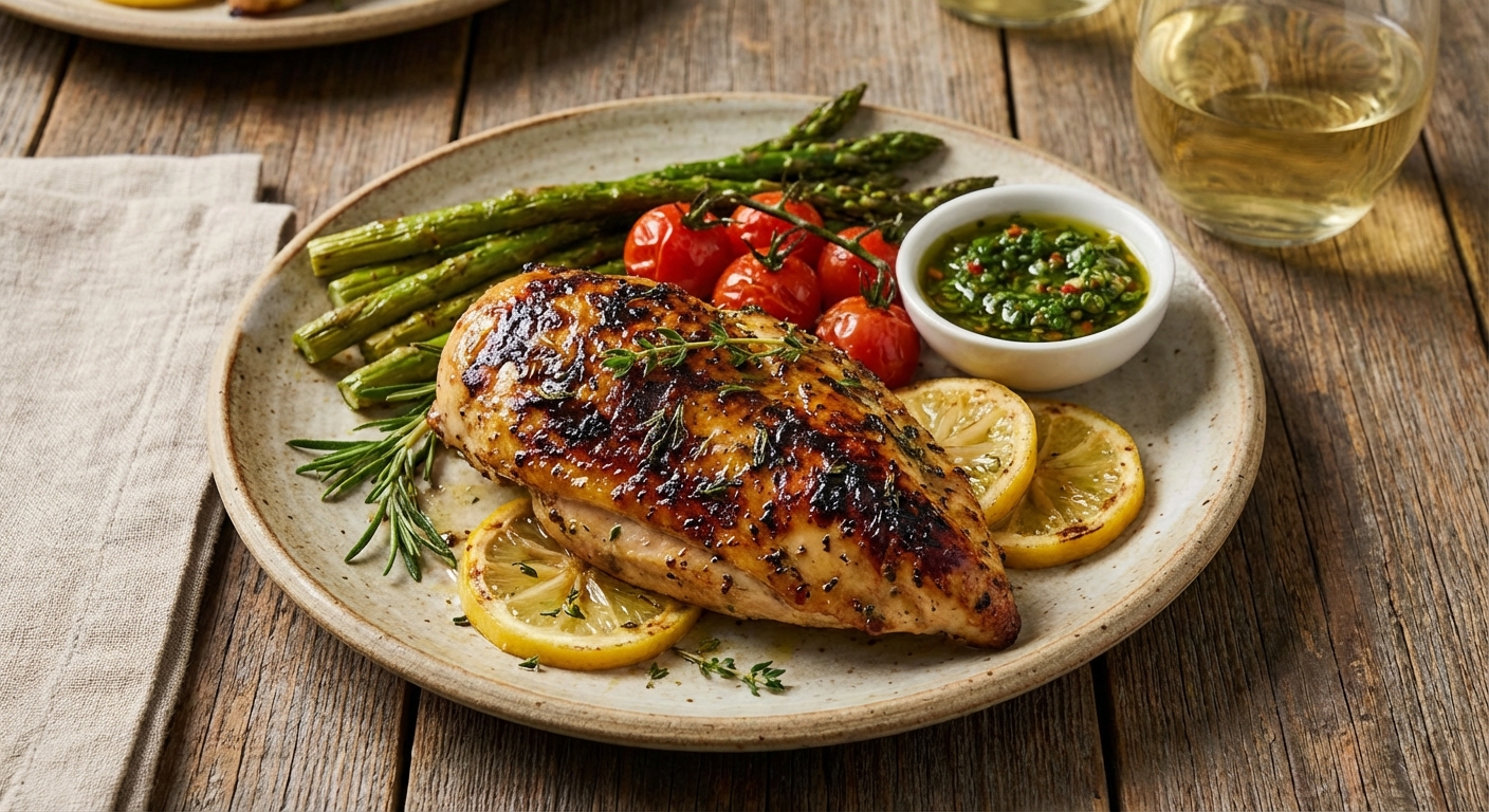 Grilled Lemon Herb Chicken