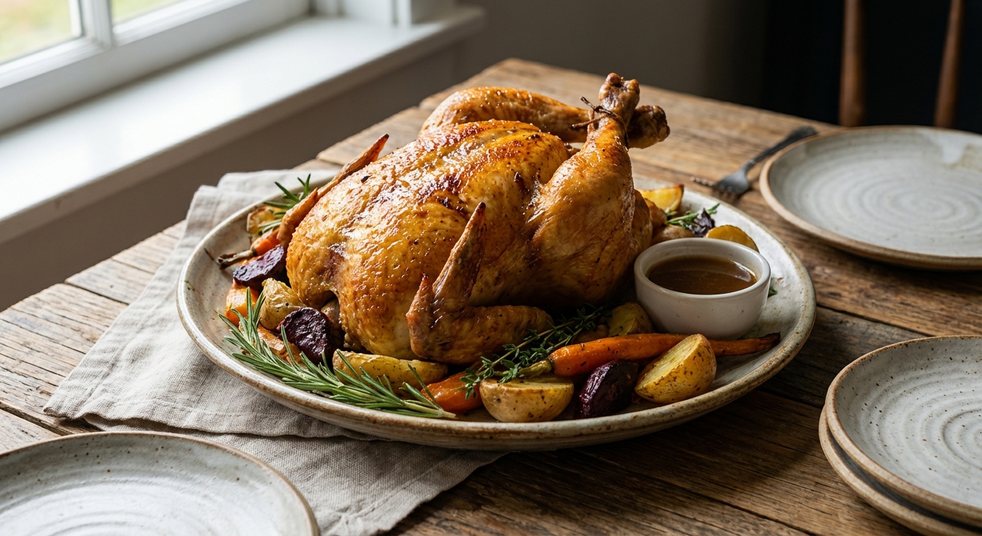 Homemade Rotisserie Chicken