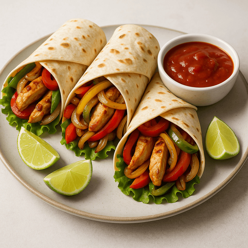 Chicken Fajita Wraps