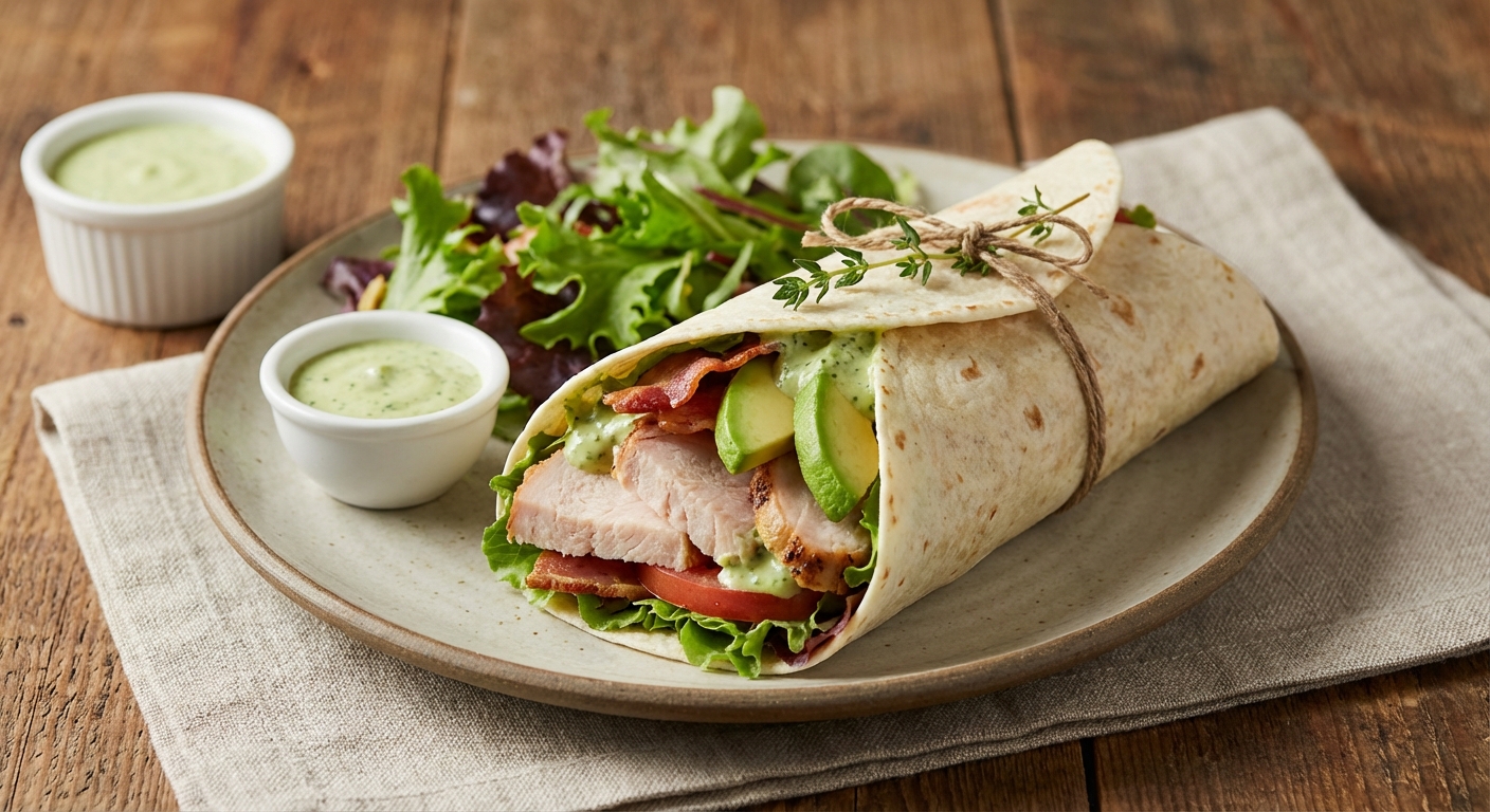Turkey and Avocado Wrap