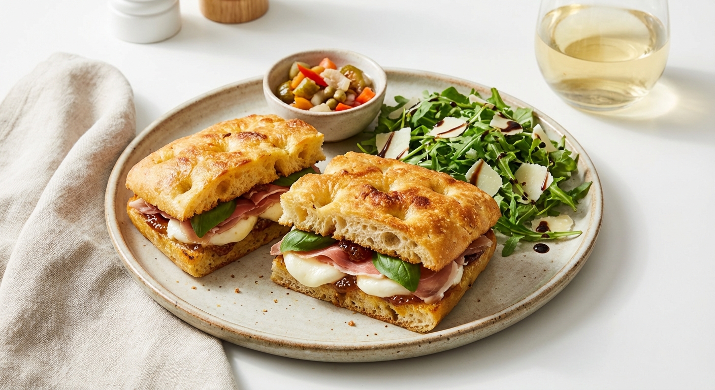 Prosciutto & Mozzarella Panini