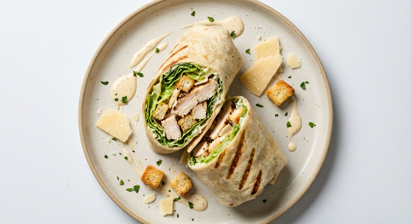 Chicken Caesar Salad Wrap
