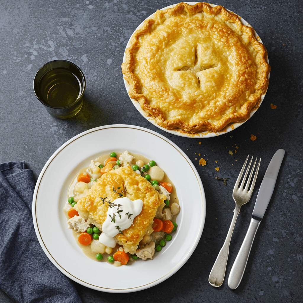 Homemade Chicken Potpie - Delicious Homemade Recipe