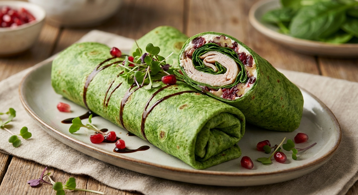 Turkey and Spinach Wraps