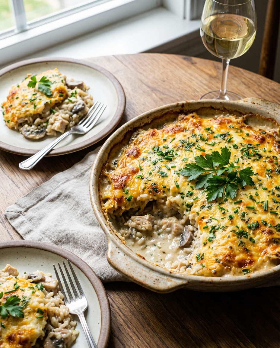 Creamy Chicken and Rice Casserole