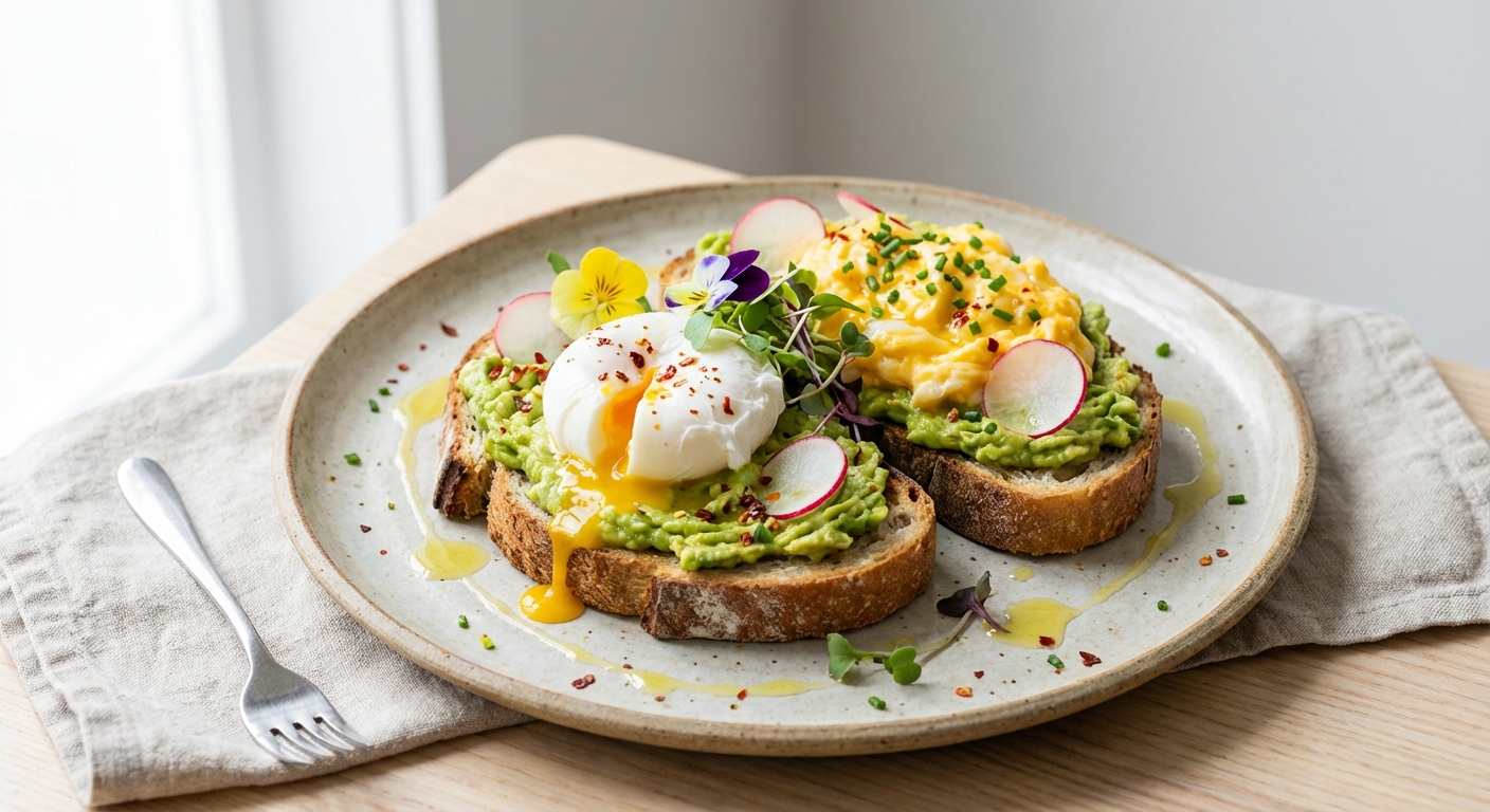 Avocado Toast with Eggs