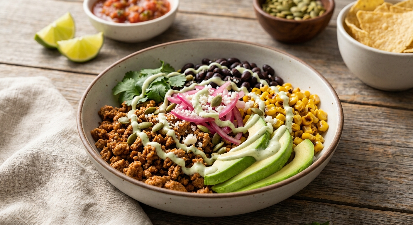 Mexican Turkey Taco Bowl