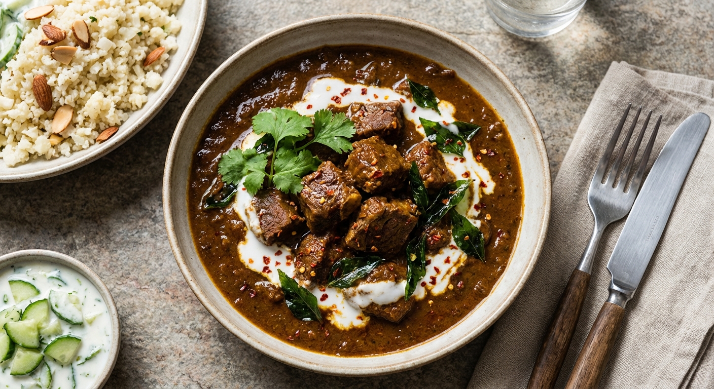 Keto Indian Lamb Curry