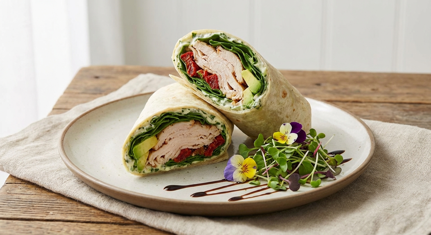 Turkey and Spinach Wrap