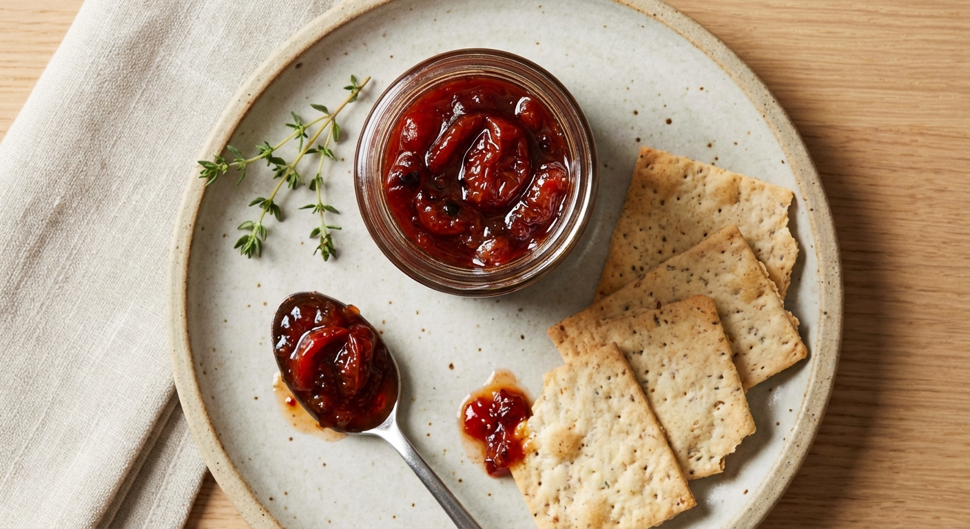 Slow-Roasted Sweet Tomato Jam (Smoky, Silky Tomato Conserve)