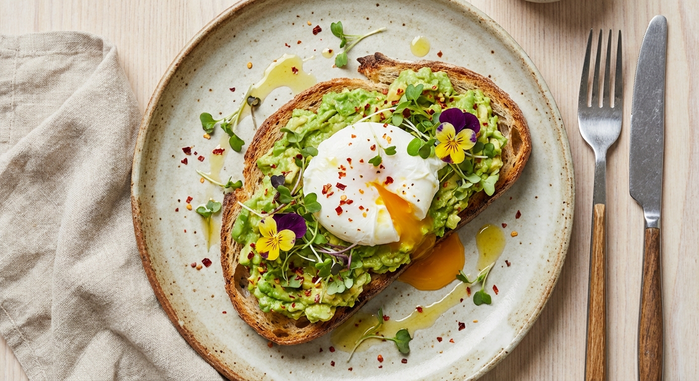 Avocado Toast with Poached Egg