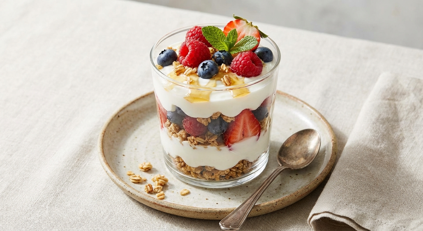 Greek Yogurt Berry Parfait (Light)