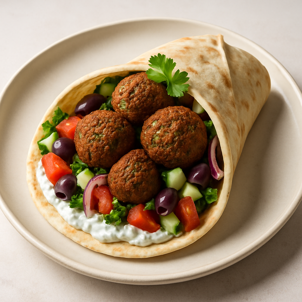 Mediterranean Falafel Wrap