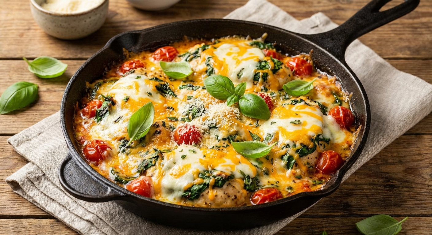 Cheesy Chicken Skillet