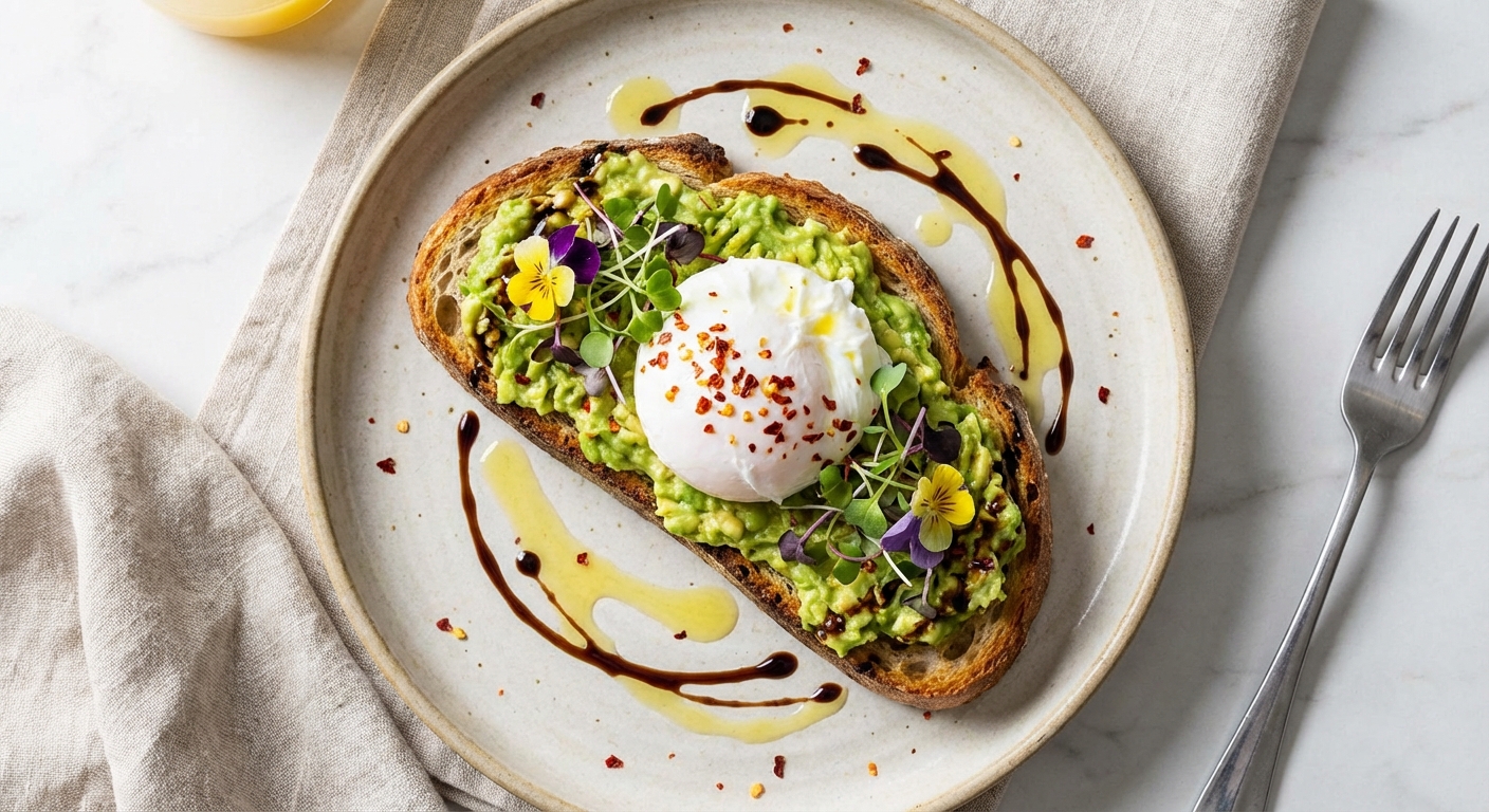 Avocado Toast with Poached Egg