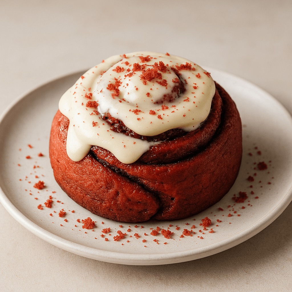 Roles de Canela Sabor Red Velvet