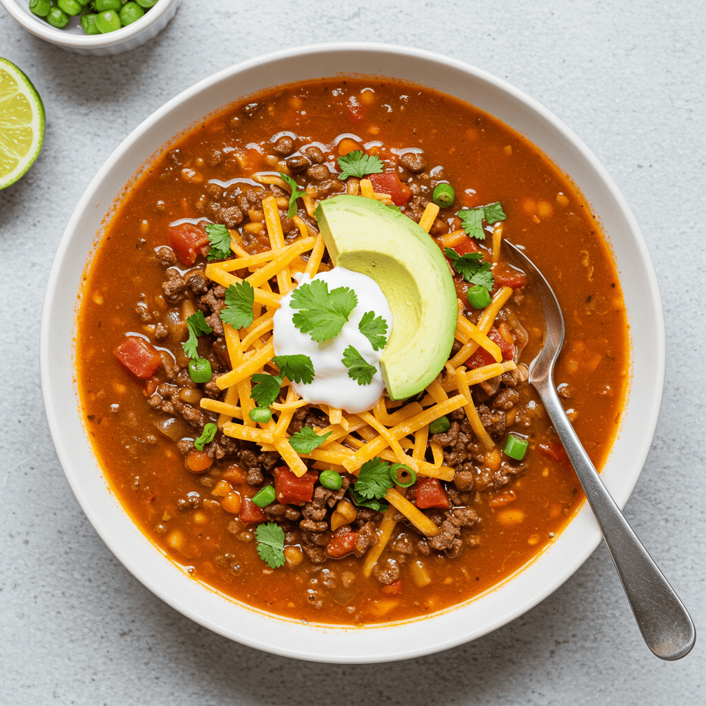 Cozy Taco Soup - Delicious Homemade Recipe