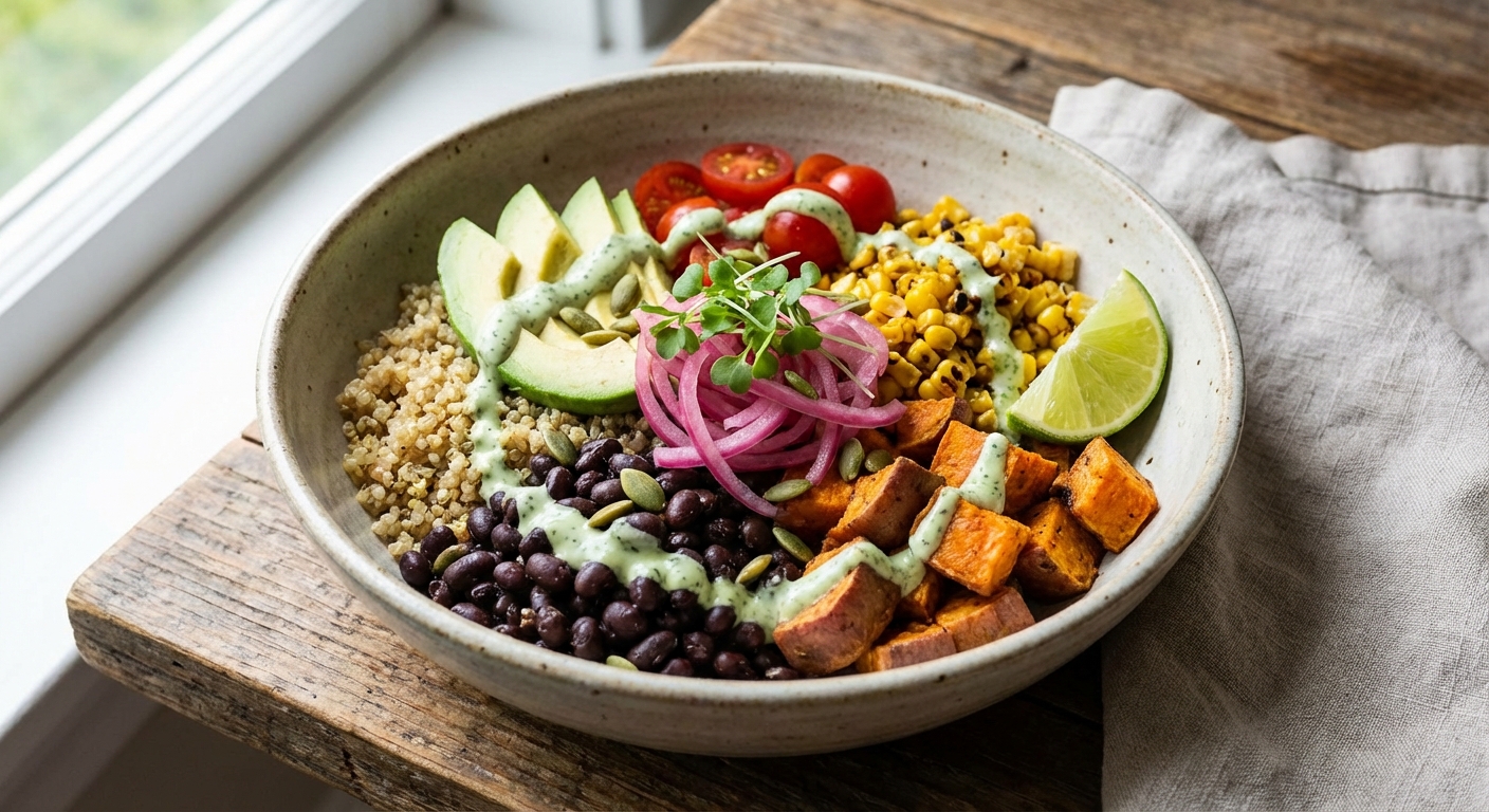 Quinoa and Black Bean Bowl