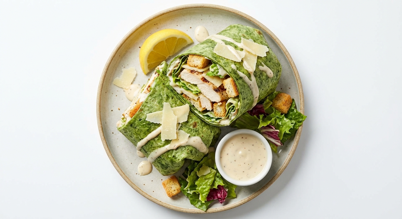 Chicken Caesar Salad Wrap