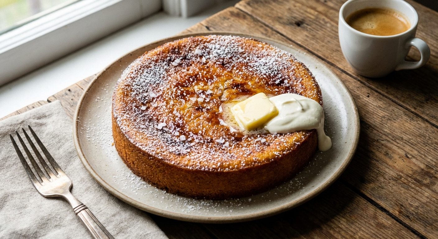 Simple French-Style Butter Sugar Cake (Gâteau au Sucre)