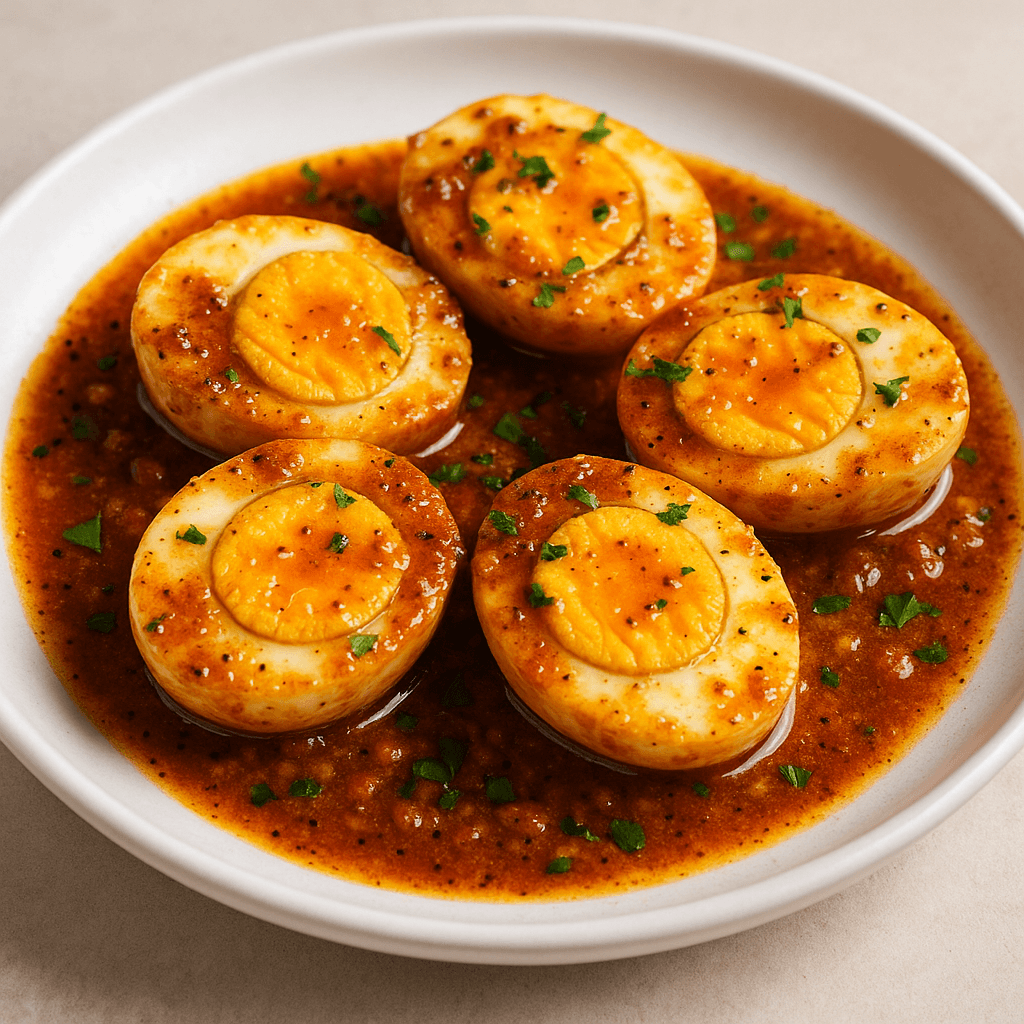 Viral Cajun Boiled Eggs