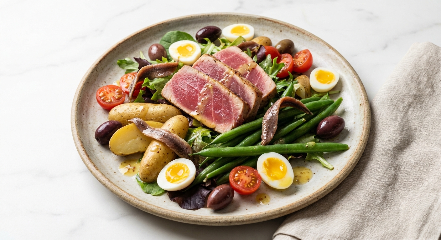 Tuna Niçoise–Style Salad (No Mayo)