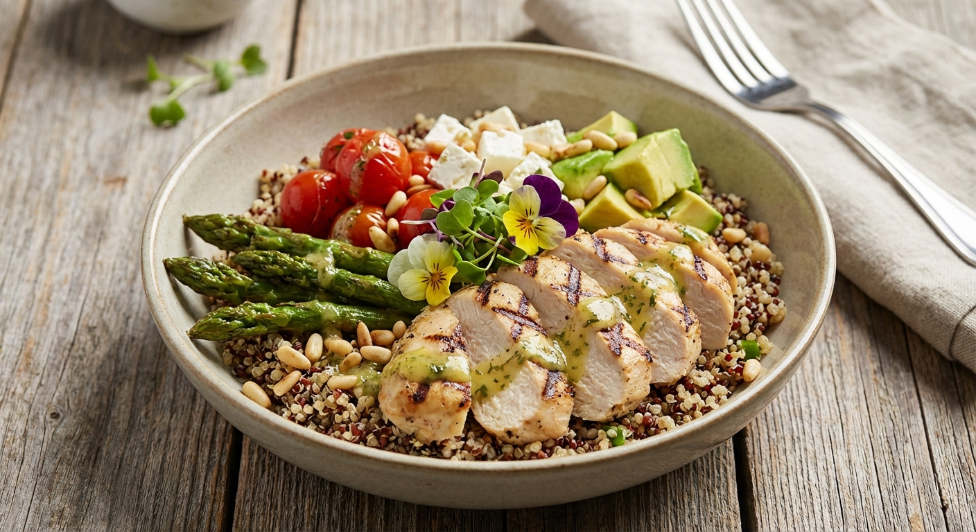 Grilled Chicken Quinoa Salad