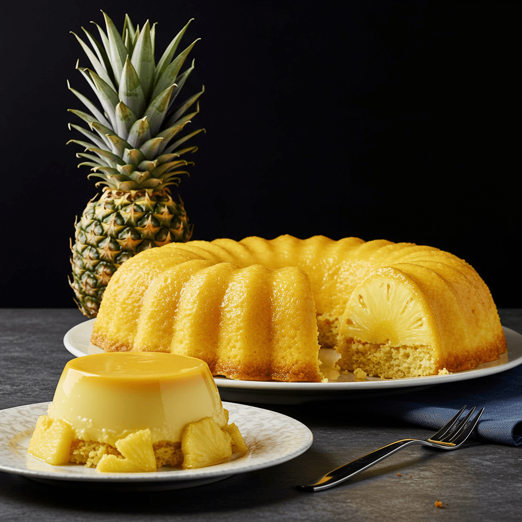 Pineapple Pudding Cake - Delicious Homemade Recipe