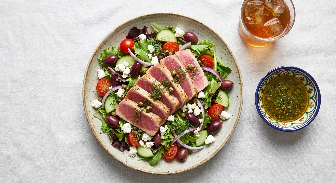 Mediterranean Tuna Salad (Nut-Free)