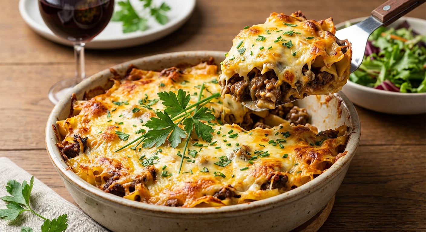 Cheesy Beef Casserole
