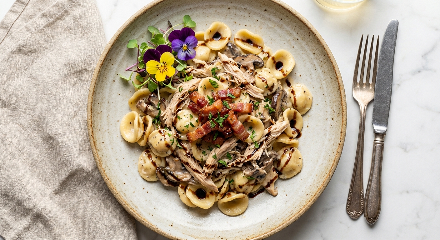 French-Italian Fusion Chicken Pasta
