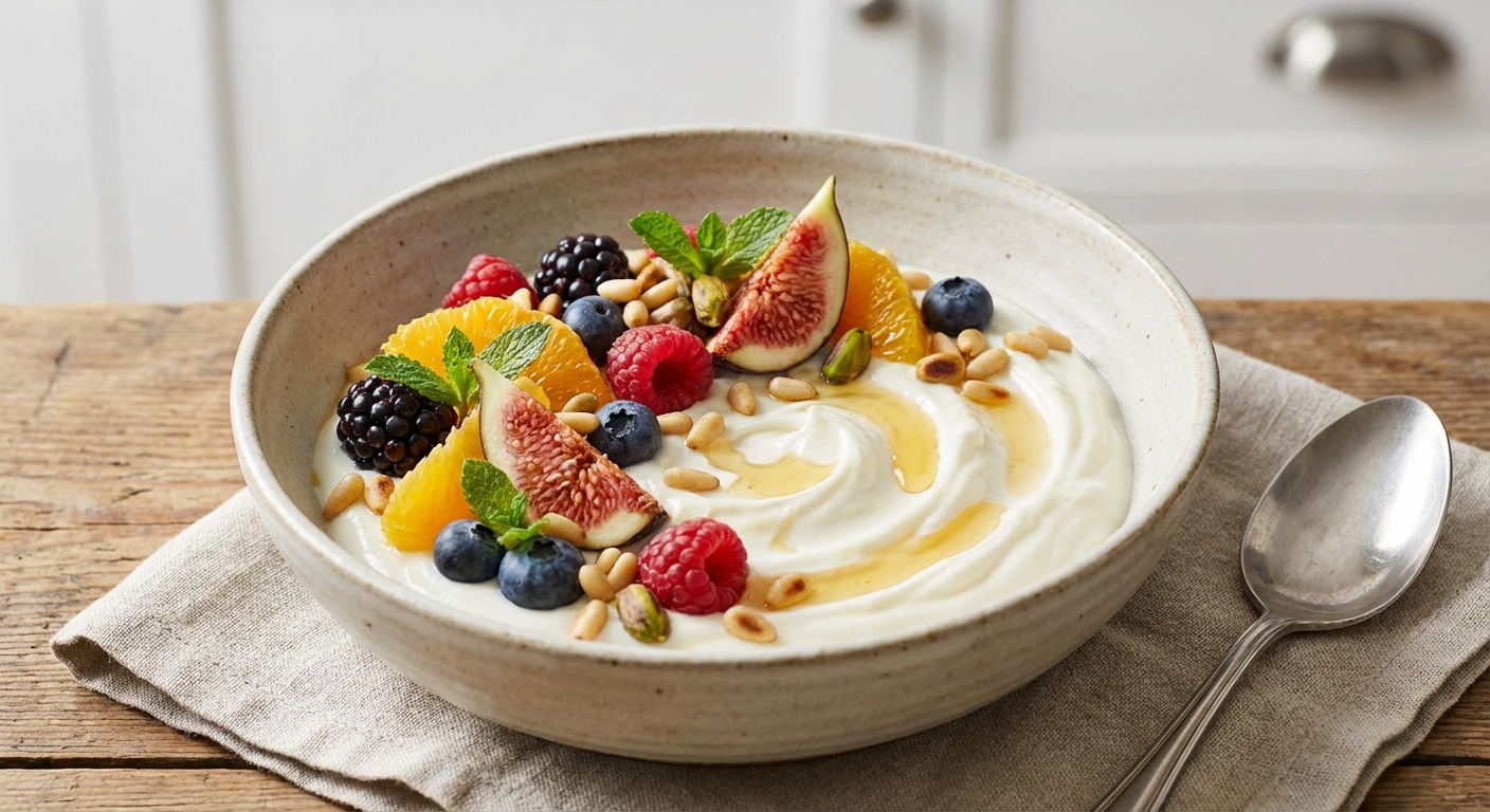 Italian Fruit & Yogurt Bowl