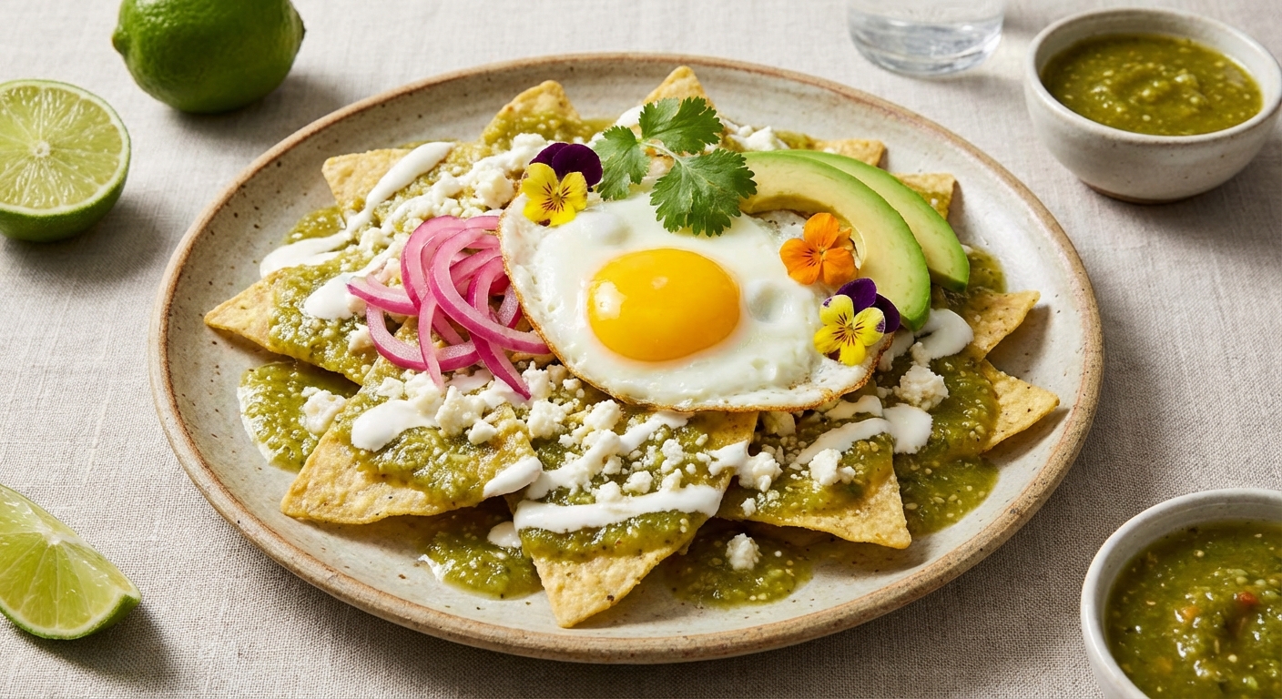 Chilaquiles with Salsa Verde