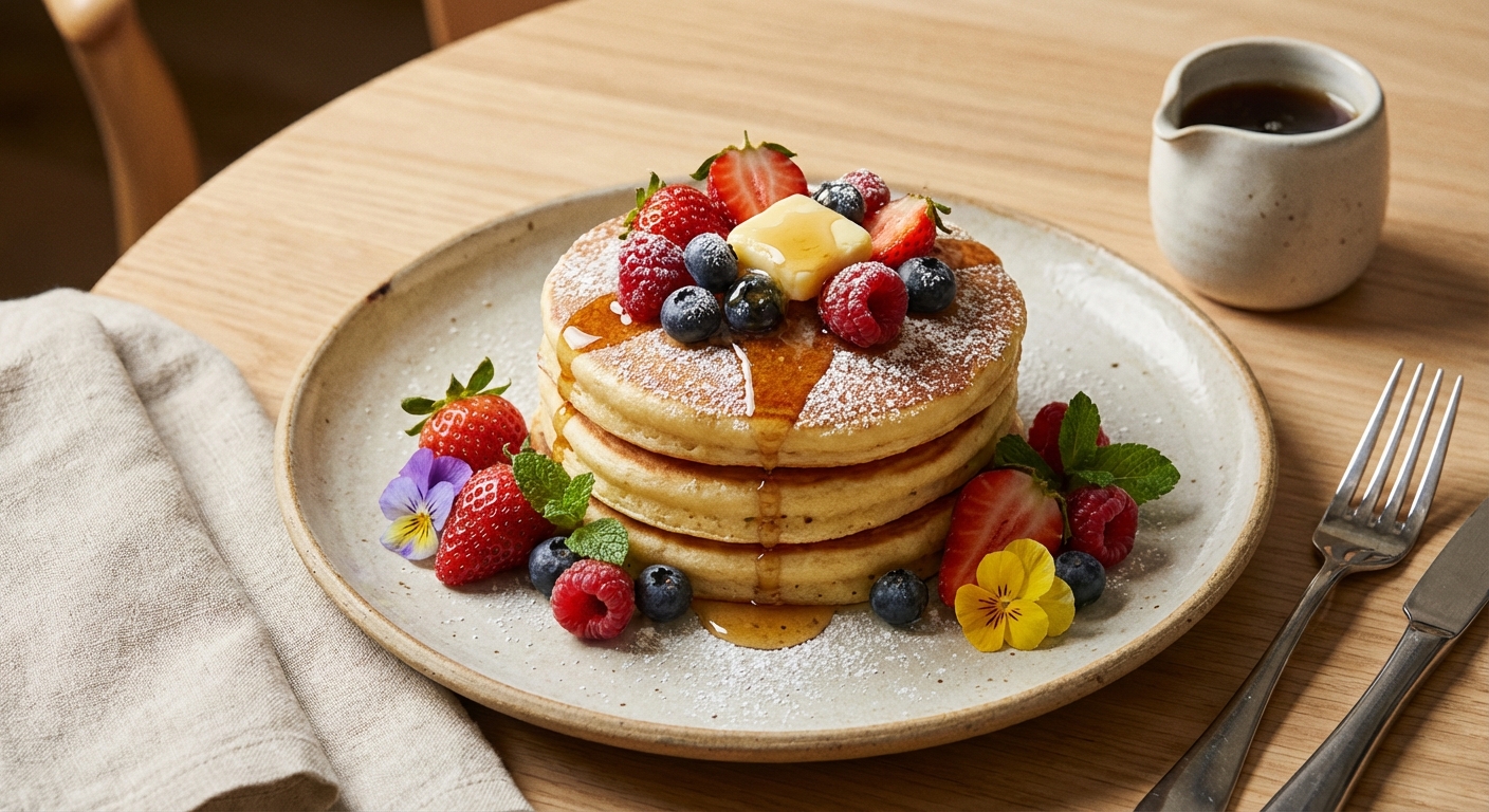 Buttermilk-Style Fluffy Pancakes
