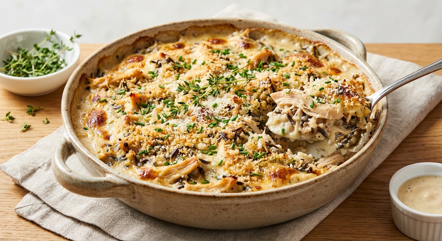 Creamy Chicken and Rice Casserole