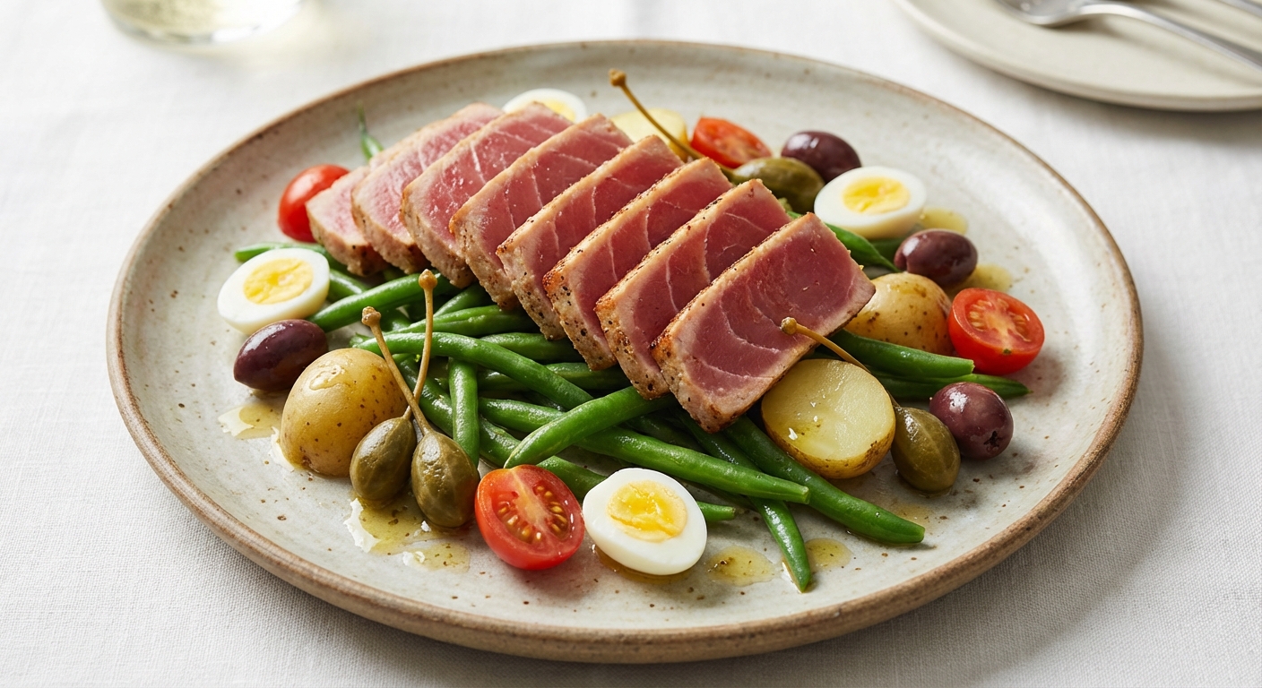 Tuna Niçoise Salad with Light Vinaigrette