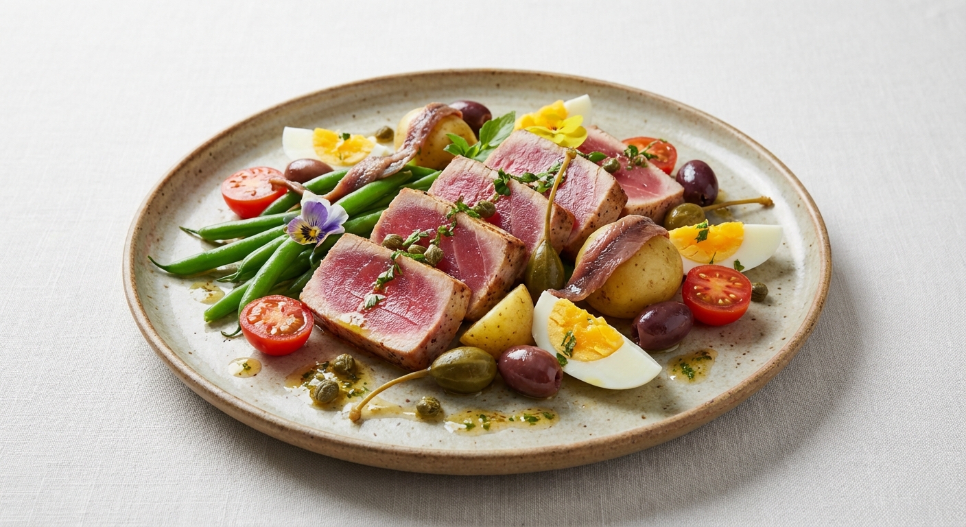Seared Tuna Niçoise-Style Salad
