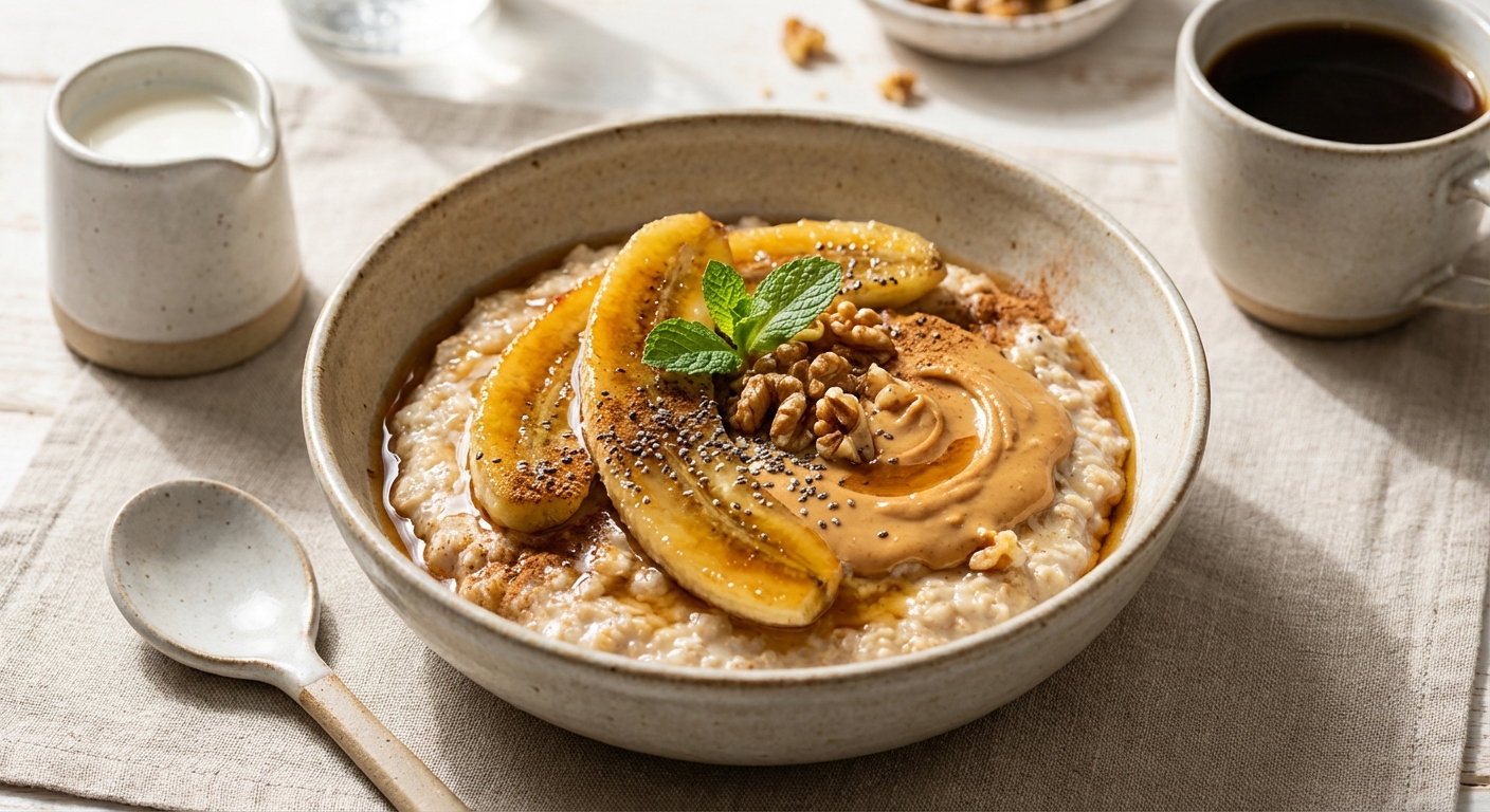 Peanut Butter Banana Oatmeal