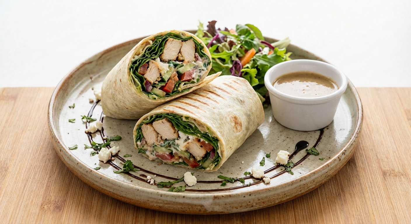 Grilled Chicken Salad Wrap