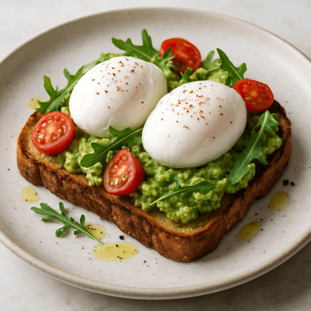 Avocado Toast with Poached Eggs