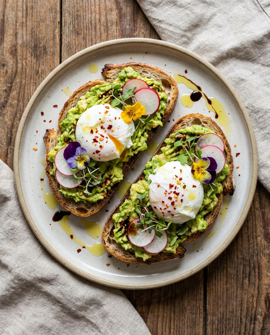 Avocado Toast with Eggs
