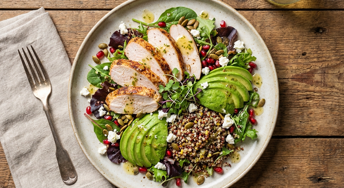 Turkey, Avocado & Quinoa Salad