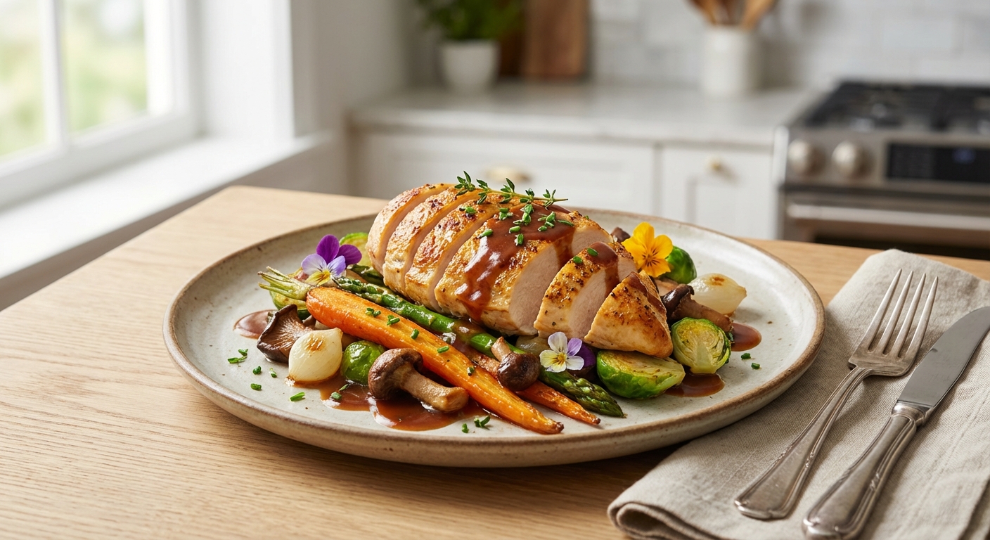 Savory Chicken with Vegetable Medley