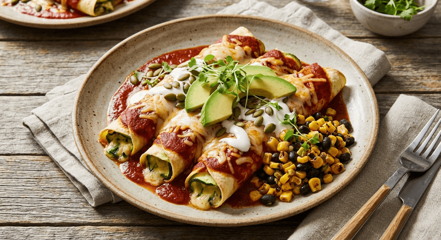 Zucchini Enchiladas