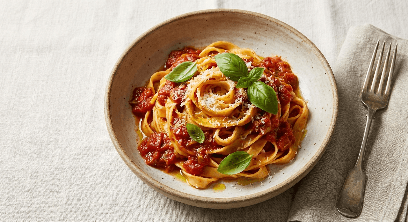 Pasta with Marinara Sauce